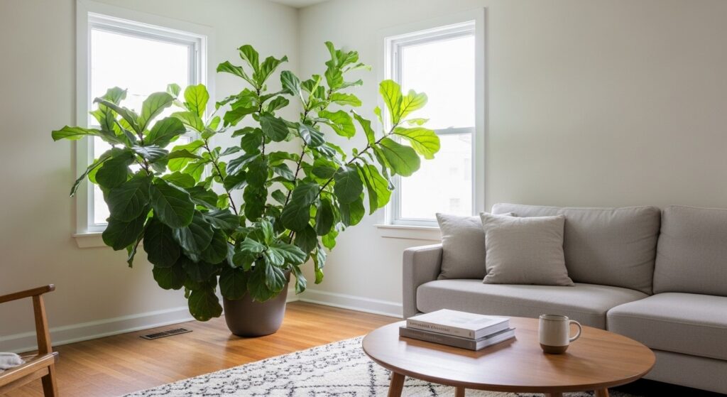 lift top coffee table as hidden storage furniture in a small living room
