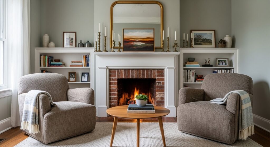 Best sofa for small spaces showing raised-leg sofa style that keeps floor visible and room open