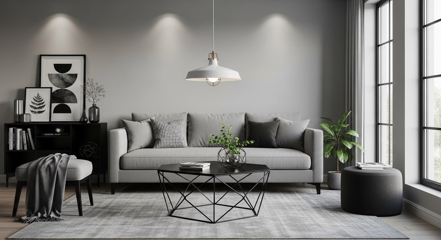 Minimalist living room ideas featuring clean open layout neutral tones and intentionally chosen furniture