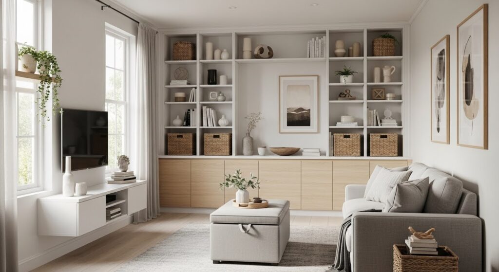 small apartment living room ideas to maximize every inch of a compact rental space