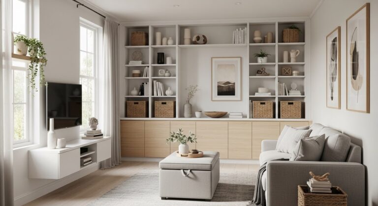 small apartment living room ideas to maximize every inch of a compact rental space