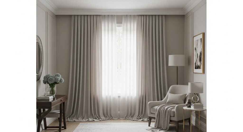 storage ottoman used as coffee table and hidden storage in a small living room
