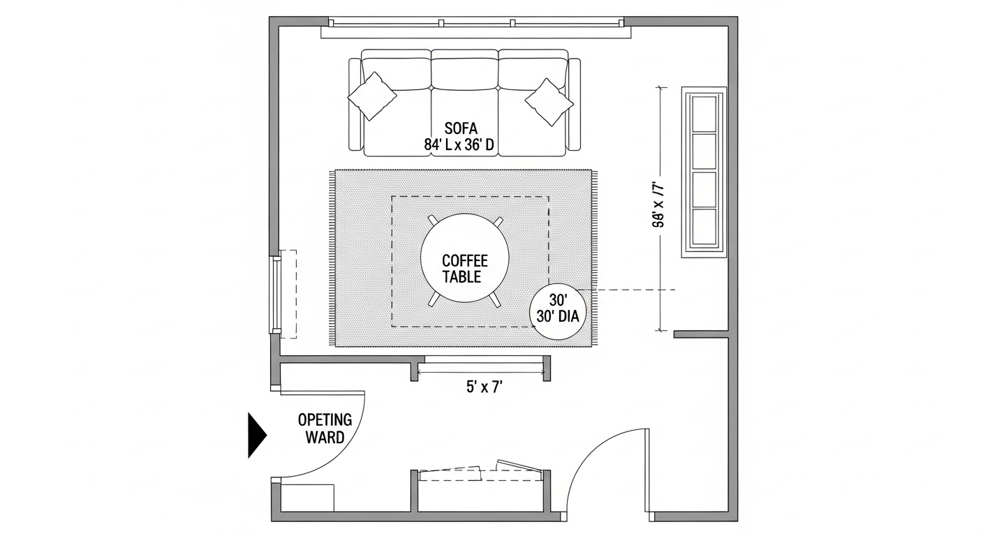Small living room layout